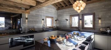 Luxury Ski Chalet in Megève with Pool and Spa