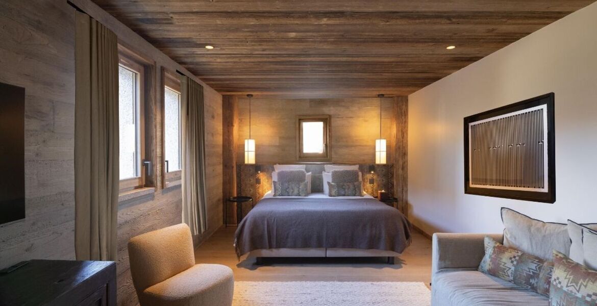 Luxury Ski Chalet in Megève with Pool and Spa