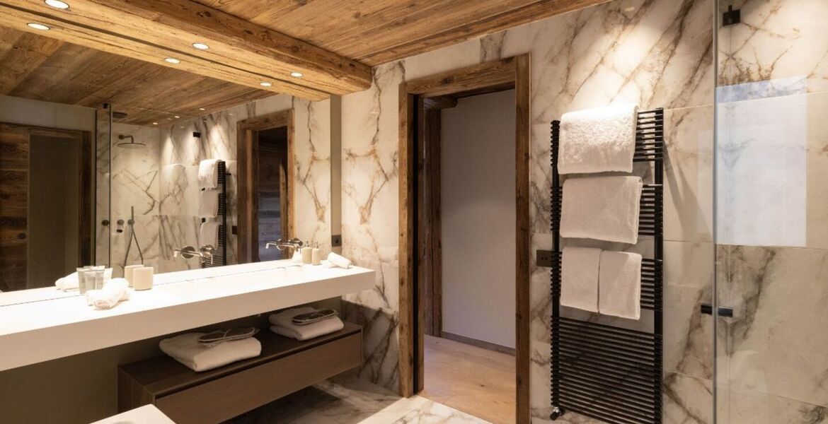 Luxury Ski Chalet in Megève with Pool and Spa