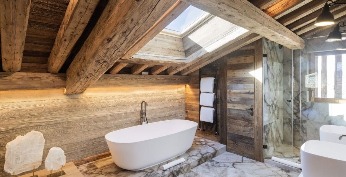 Luxury Ski Chalet in Megève with Pool and Spa