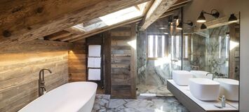 Luxury Ski Chalet in Megève with Pool and Spa