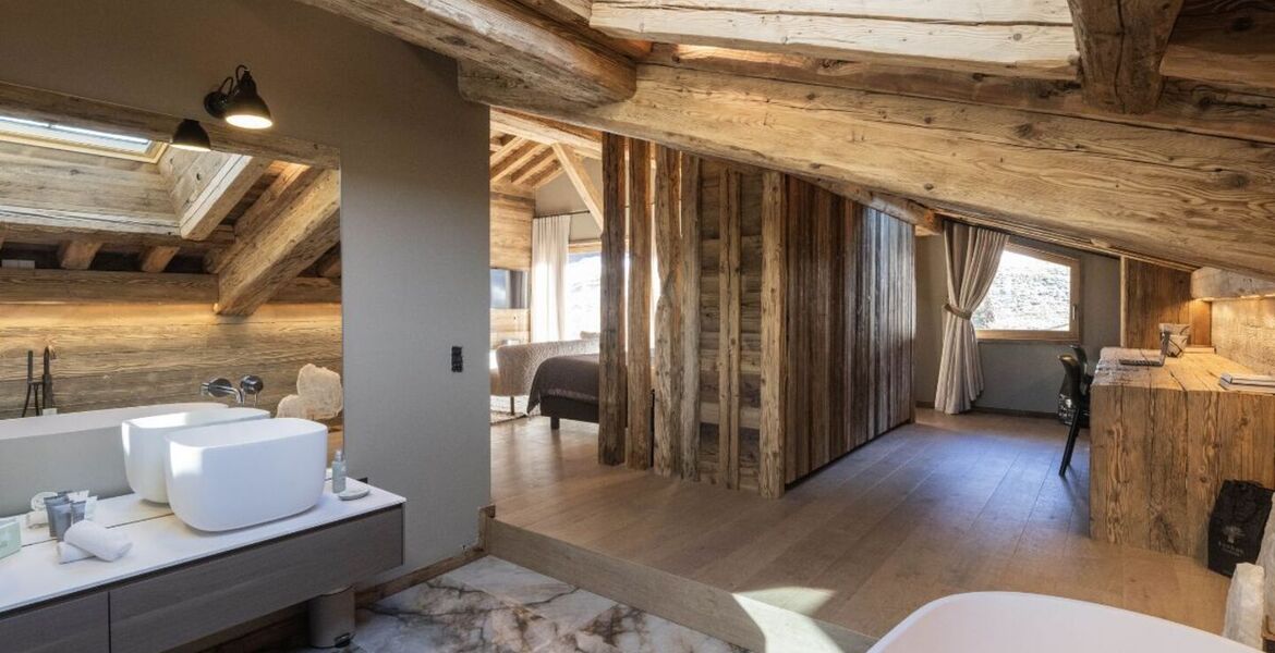 Luxury Ski Chalet in Megève with Pool and Spa
