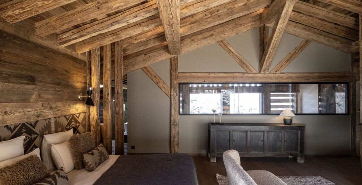 Luxury Ski Chalet in Megève with Pool and Spa