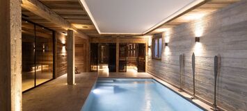 Luxury Ski Chalet in Megève with Pool and Spa