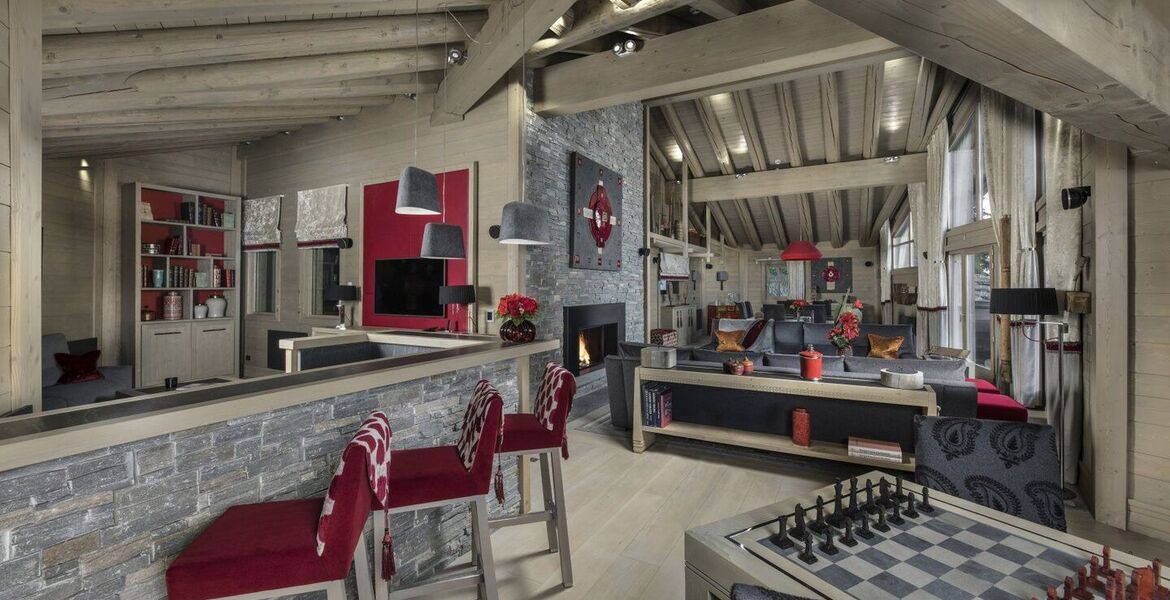 Luxury Chalet in Courchevel 1850 with Panoramic Views