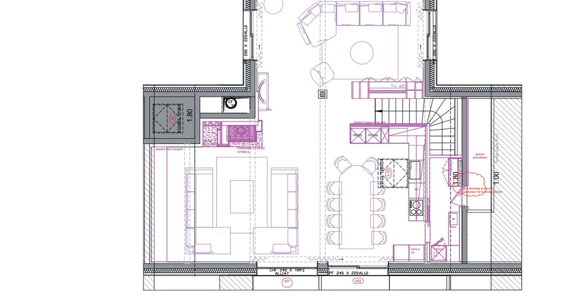 Penthouse duplex in MERIBEL