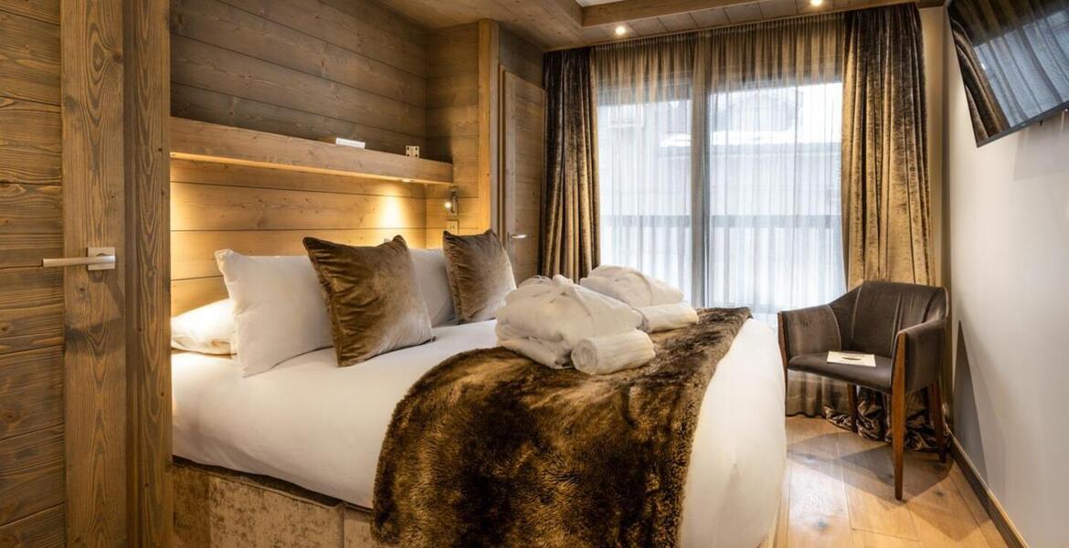 The penthouse in Courchevel 1650 Moriond