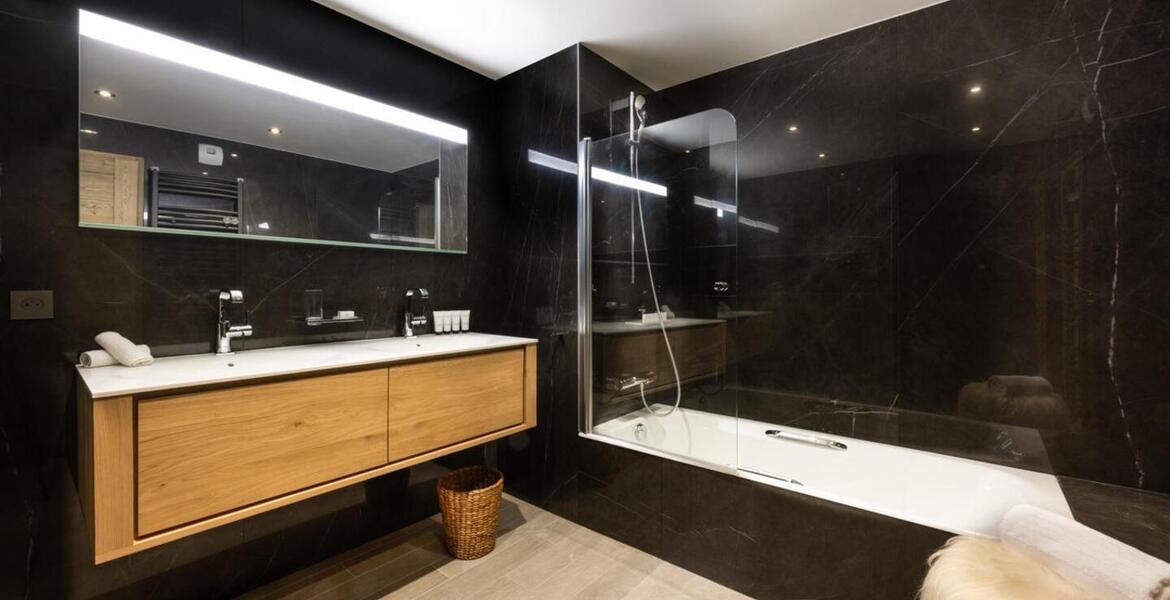 The penthouse in Courchevel 1650 Moriond