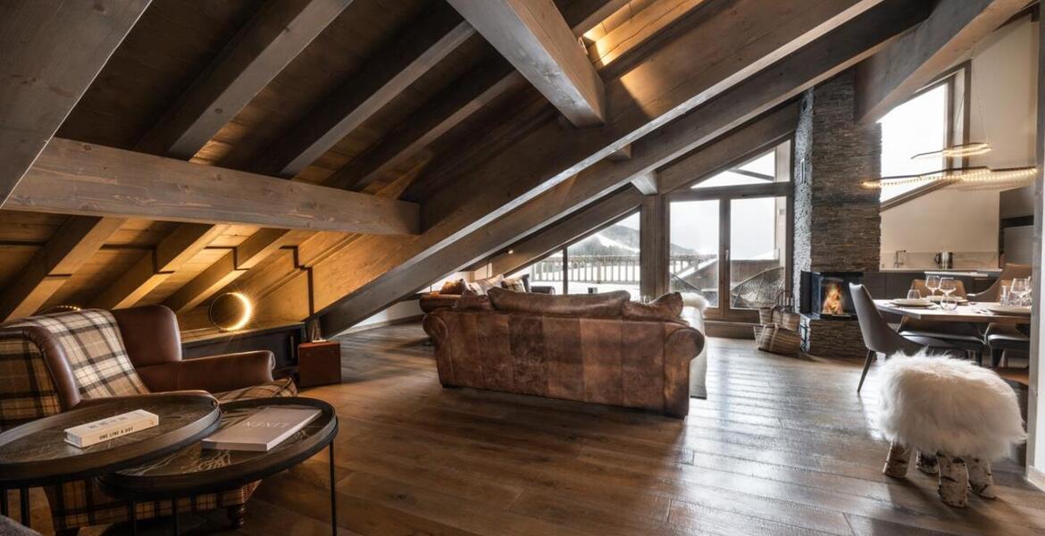 The penthouse in Courchevel 1650 Moriond