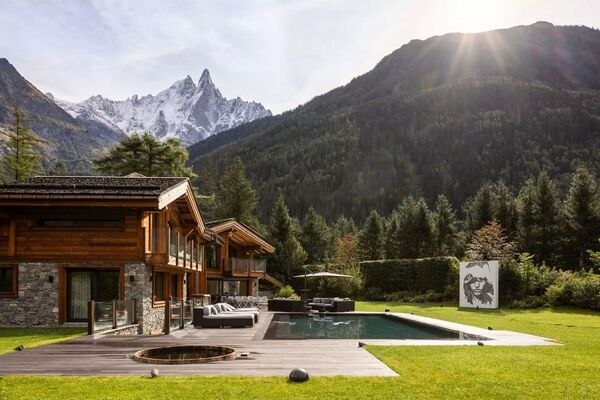 Chalet de lujo en Praz de Chamonix con vistas al Mont Blanc