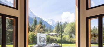 Chalet de luxe à Praz de Chamonix avec vue sur le Mont Blanc