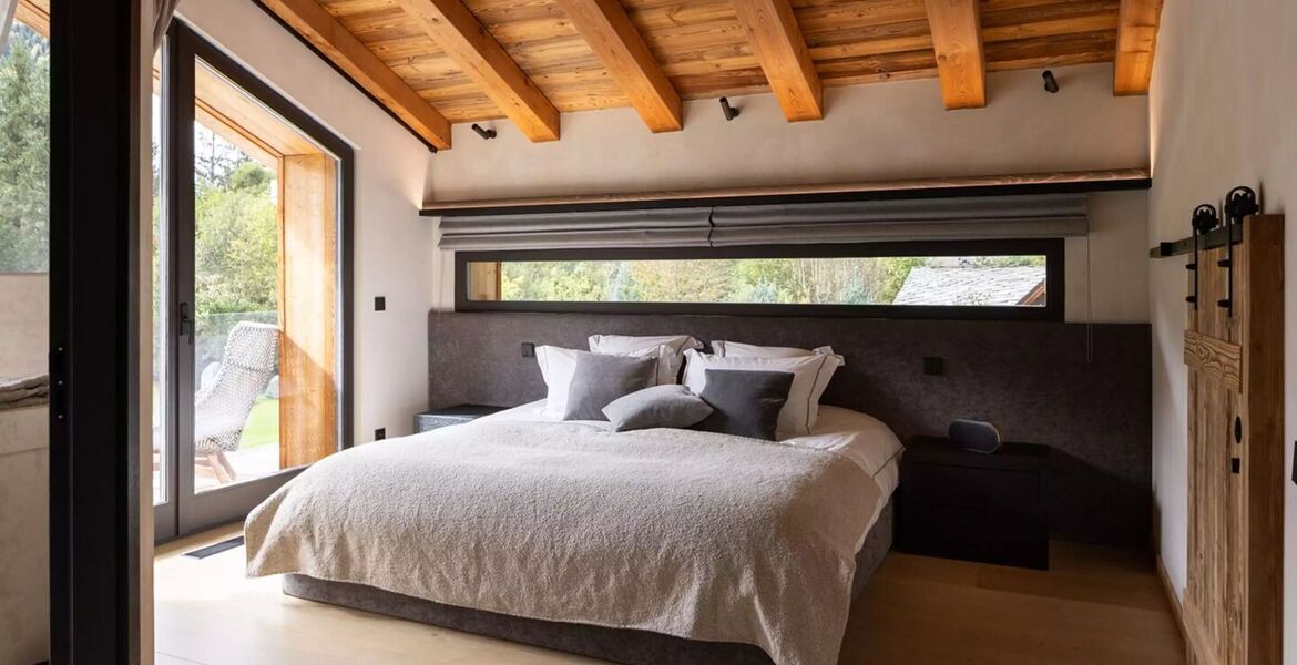 Chalet de luxe à Praz de Chamonix avec vue sur le Mont Blanc