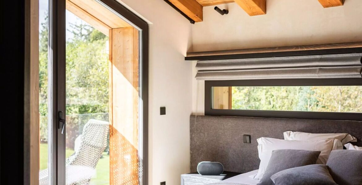 Chalet de luxe à Praz de Chamonix avec vue sur le Mont Blanc