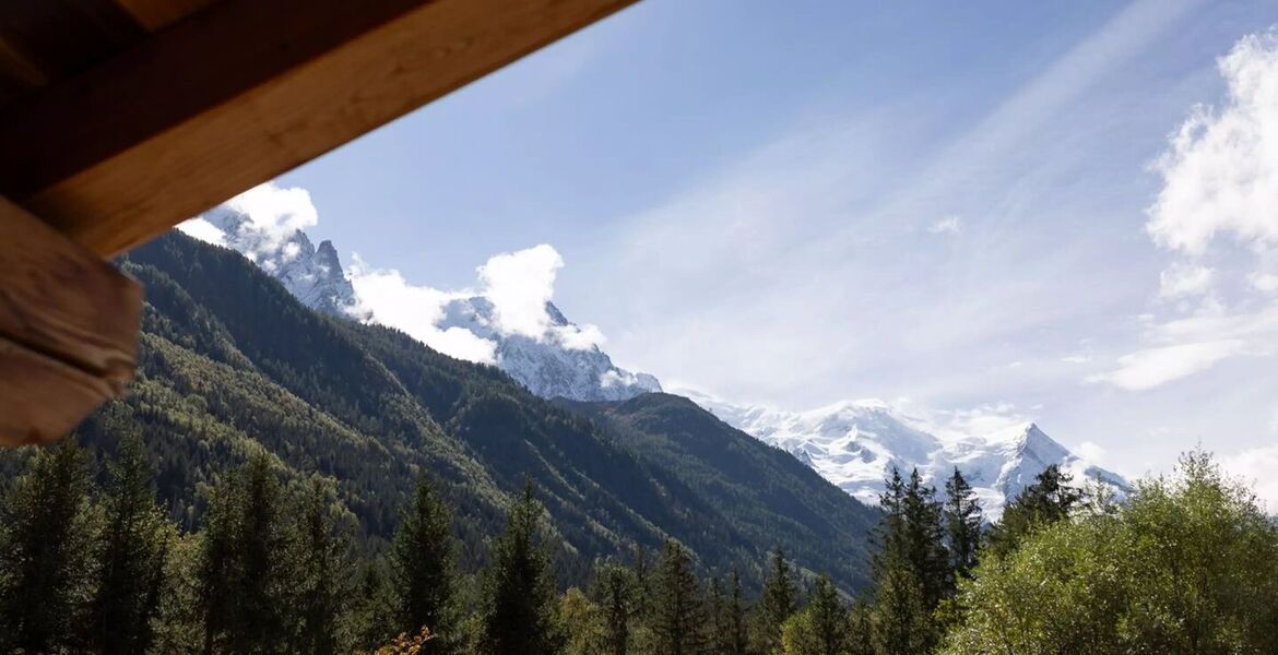 Chalet de luxe à Praz de Chamonix avec vue sur le Mont Blanc