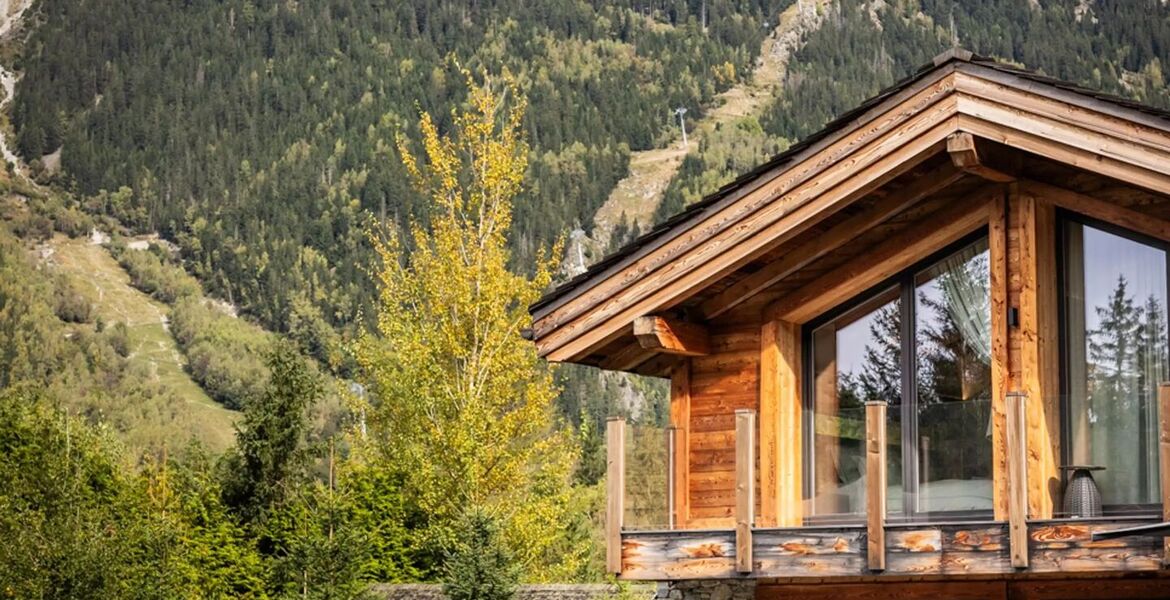 Chalet de luxe à Praz de Chamonix avec vue sur le Mont Blanc
