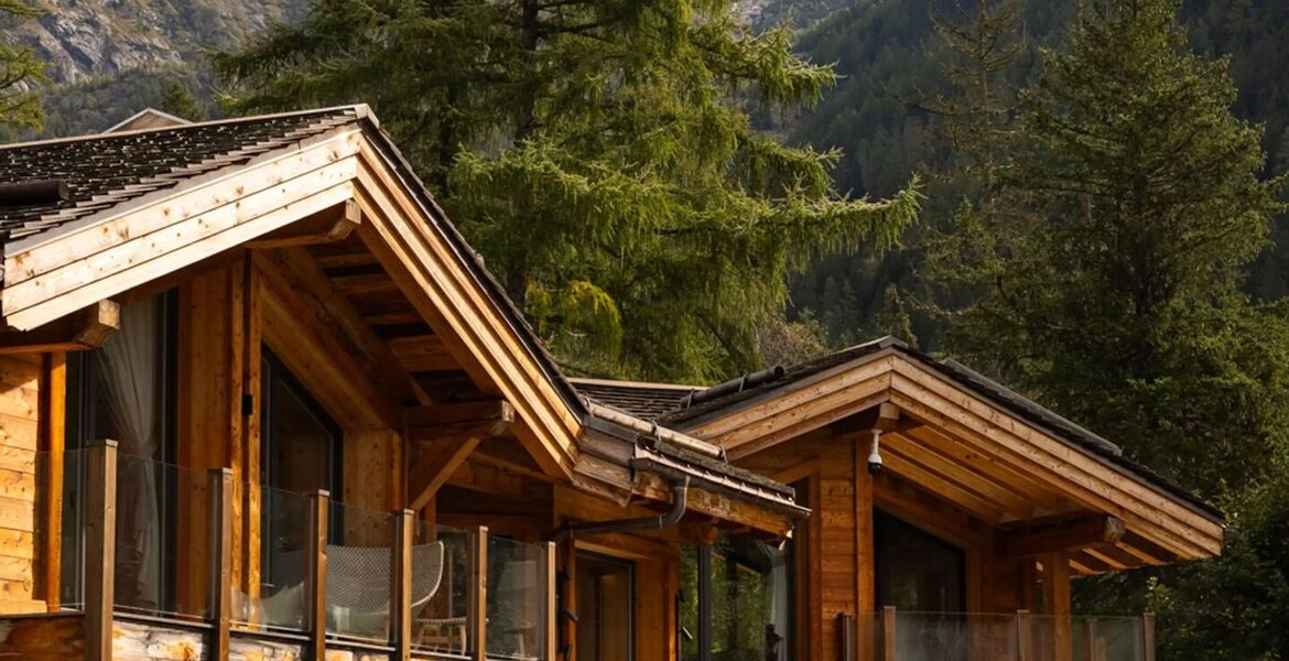 Chalet de luxe à Praz de Chamonix avec vue sur le Mont Blanc