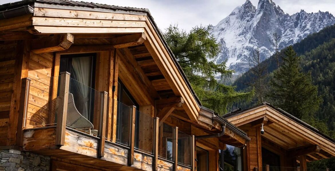 Chalet de luxe à Praz de Chamonix avec vue sur le Mont Blanc