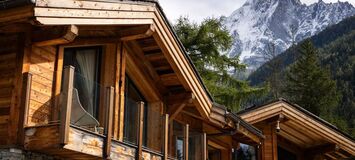 Chalet de luxe à Praz de Chamonix avec vue sur le Mont Blanc