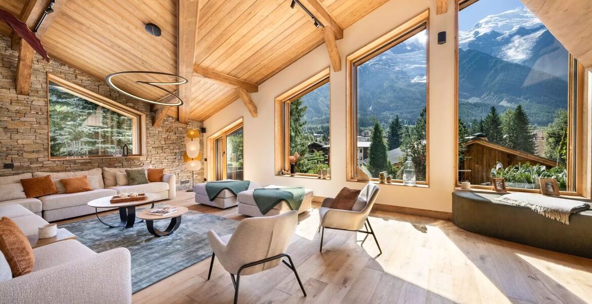 Chalet de luxe à Chamonix avec vue imprenable