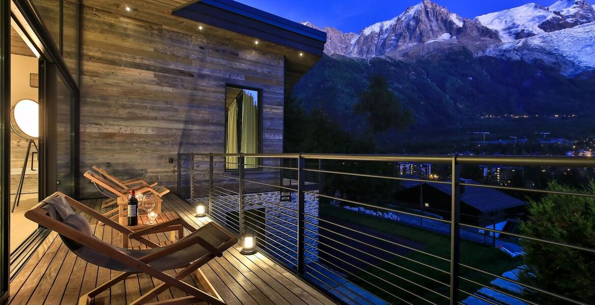 Chalet de luxe à Chamonix avec vue imprenable sur les Alpes