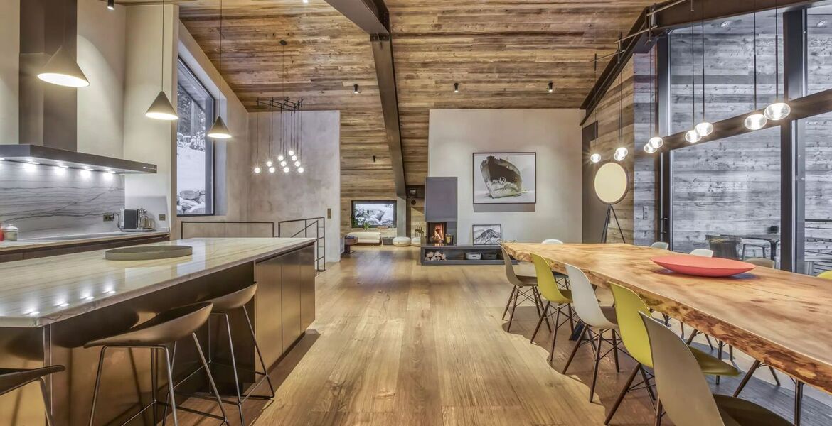 Chalet de luxe à Chamonix avec vue imprenable sur les Alpes