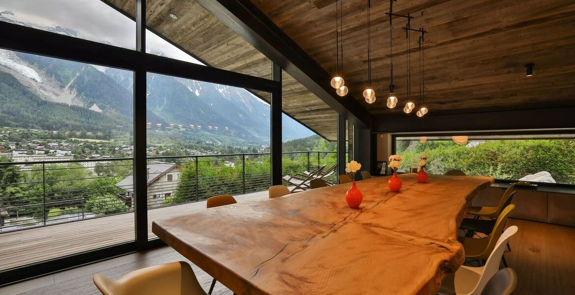 Chalet de luxe à Chamonix avec vue imprenable sur les Alpes