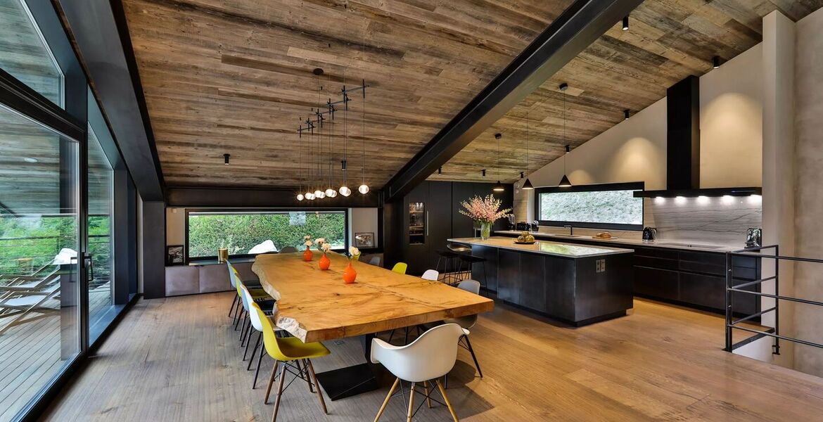 Chalet de luxe à Chamonix avec vue imprenable sur les Alpes