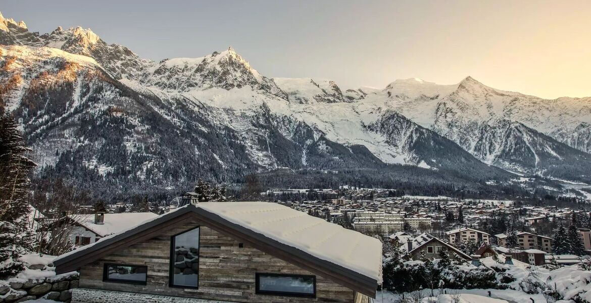 Chalet de luxe à Chamonix avec vue imprenable sur les Alpes