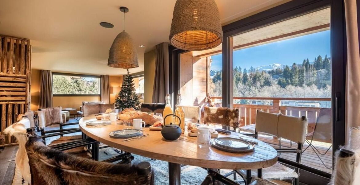 Luxury Chalet in Megève with Stunning Mountain Views