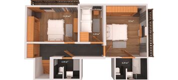 Luxury Duplex Apartment in Courchevel Moriond
