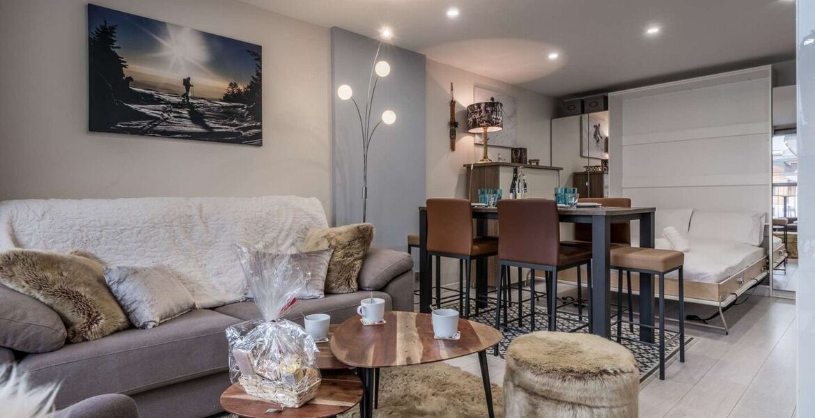 New apartment in Courchevel Moriond with ski-in access