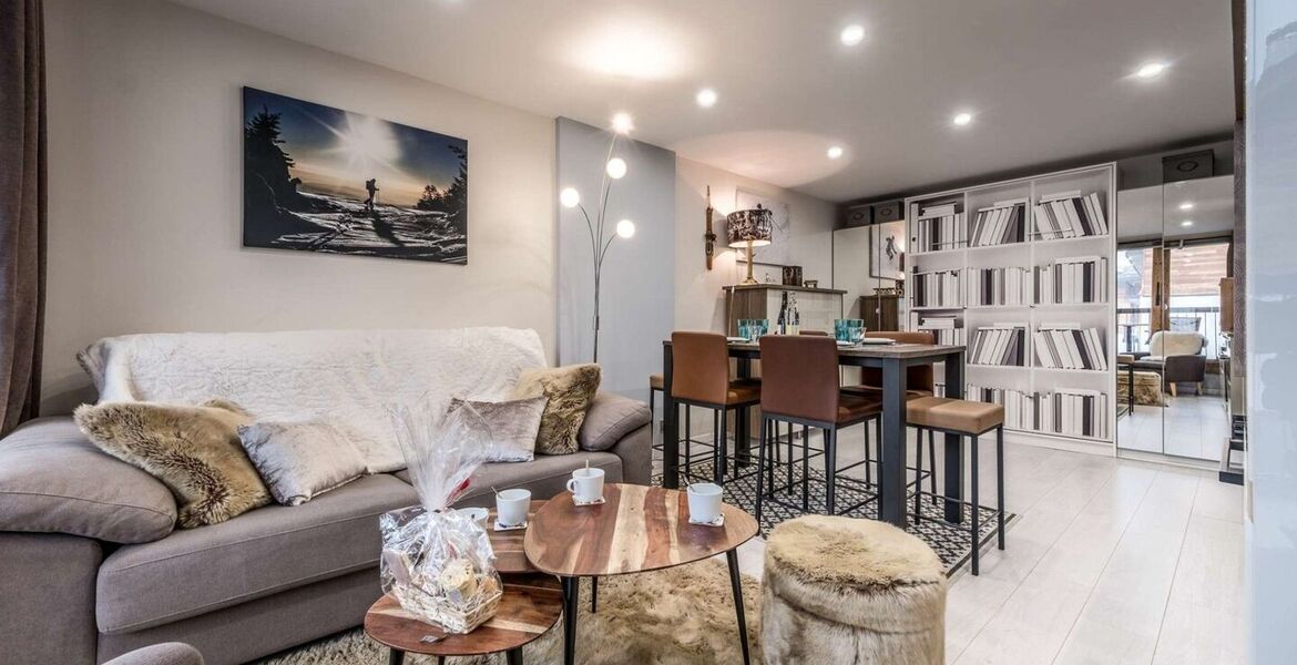 New apartment in Courchevel Moriond with ski-in access