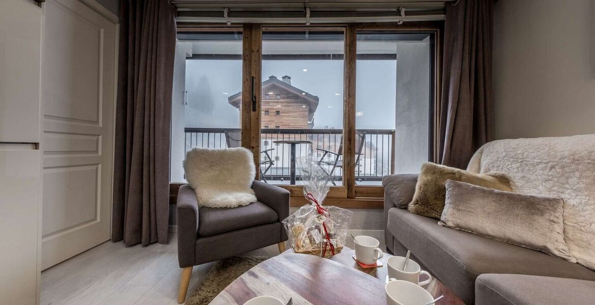New apartment in Courchevel Moriond with ski-in access