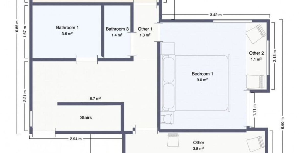 Chalet for rent in Meribel
