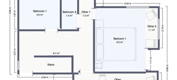Chalet for rent in Meribel