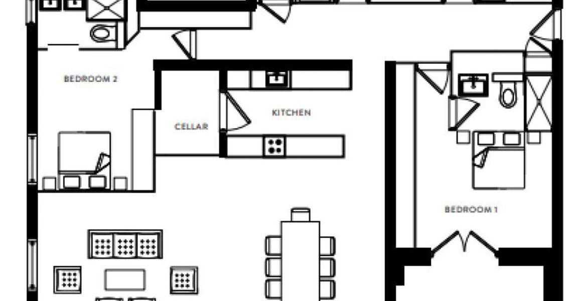 Appartement de Luxe pour Skieurs avec Jacuzzi