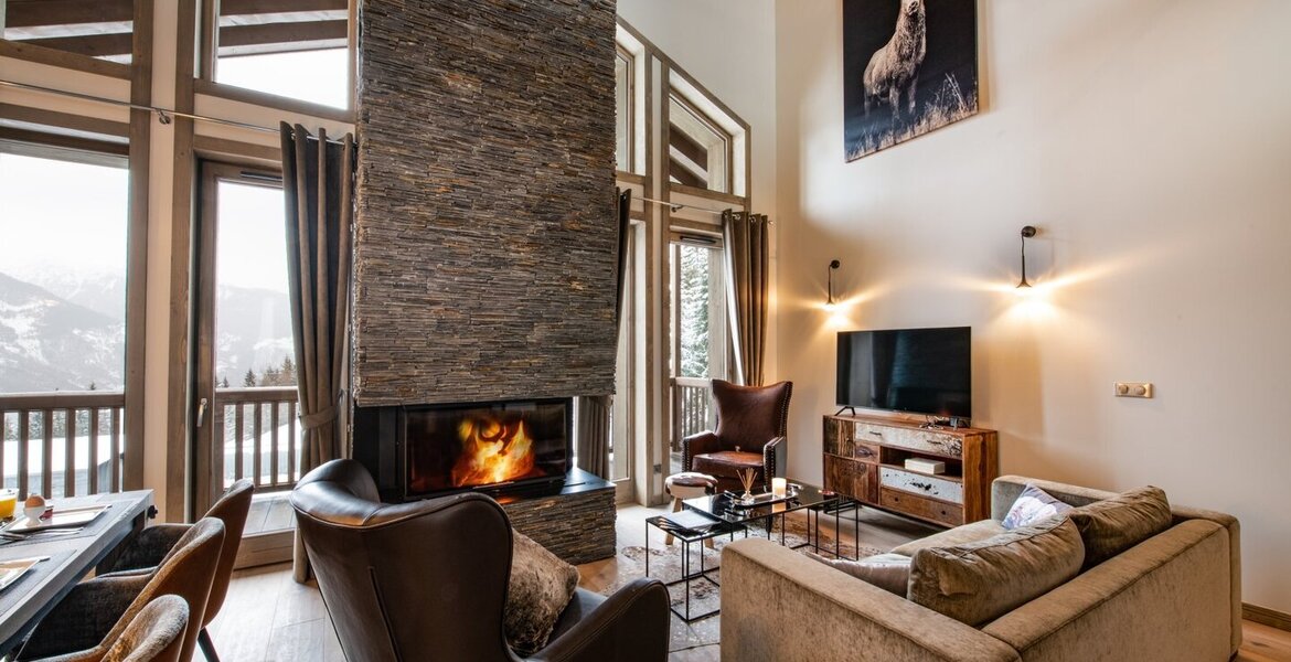 Chalet for rent in La Tania, Courchevel with 174 sqm,