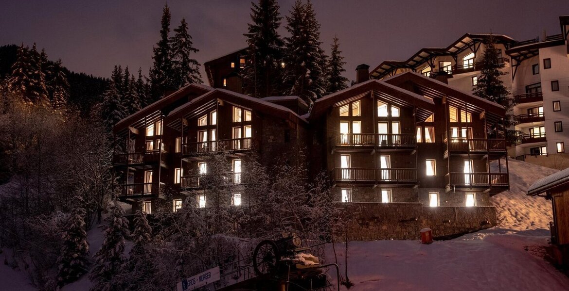 A chalet for rental is located in a Residence in La Tania