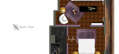 Modern One-Bedroom Suite in Courchevel