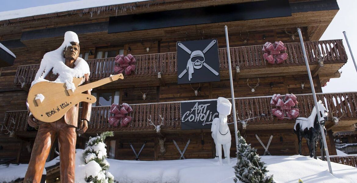 Modern One-Bedroom Suite in Courchevel