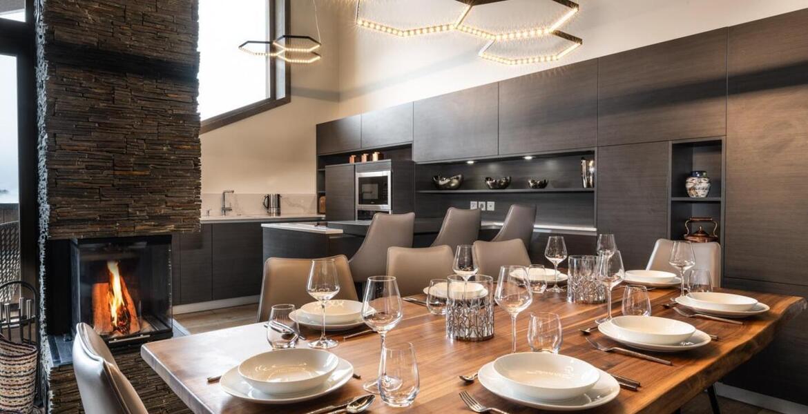 The penthouse in Courchevel 1650 Moriond