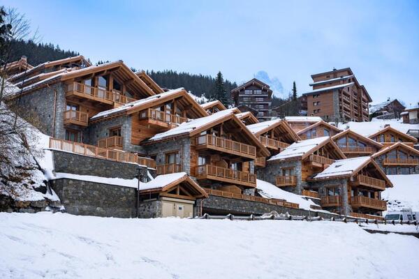 The duplex flat in Meribel