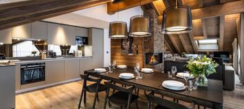 The duplex flat in Meribel
