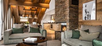 The duplex flat in Meribel