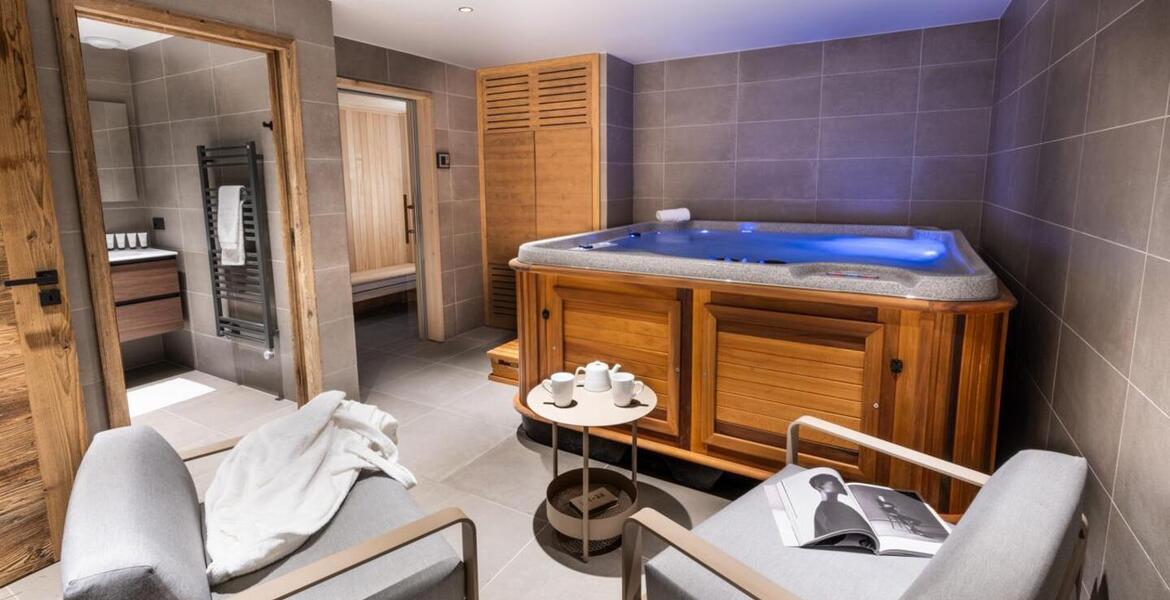 The duplex flat in Meribel