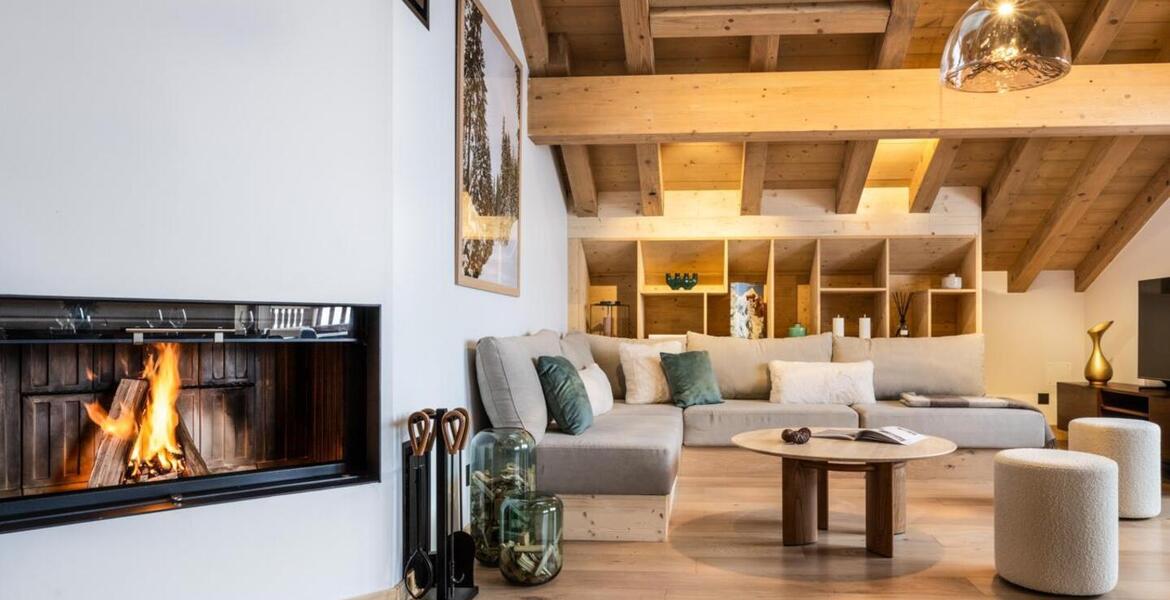 El ático dúplex en Meribel