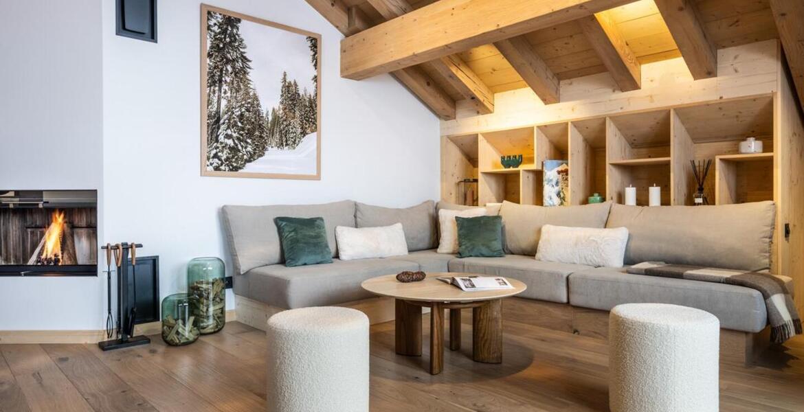 El ático dúplex en Meribel