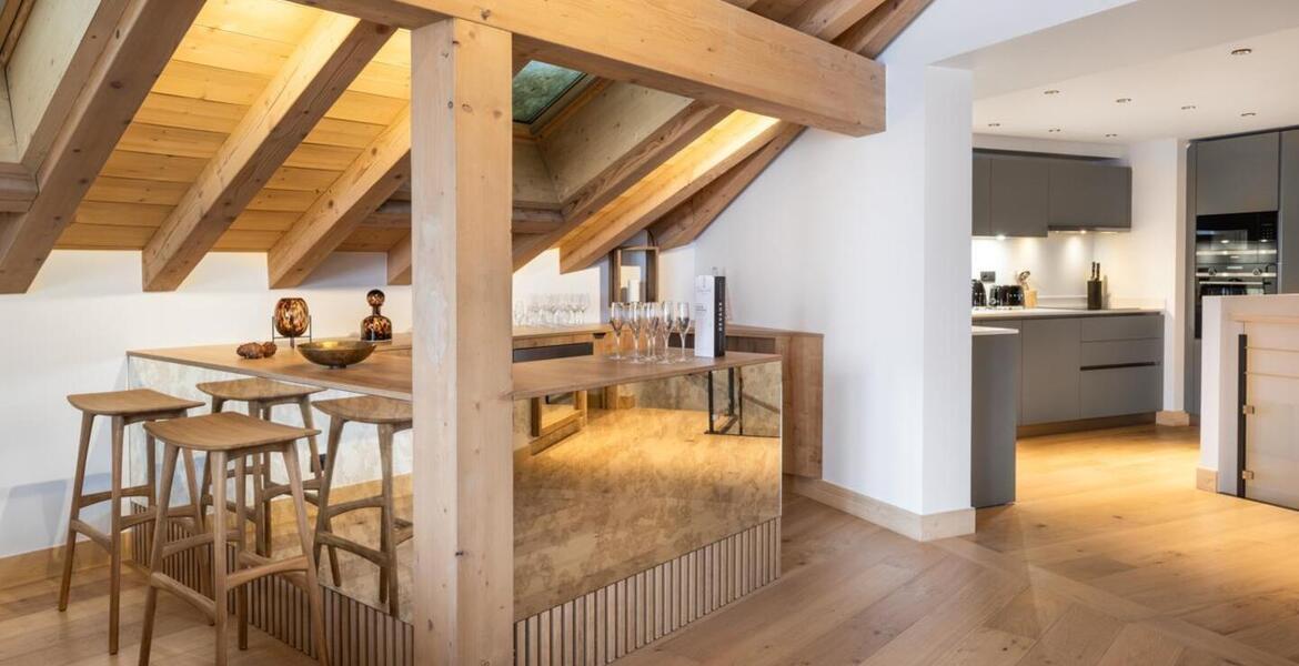El ático dúplex en Meribel
