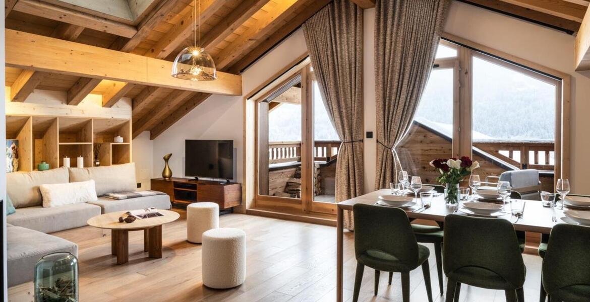 El ático dúplex en Meribel