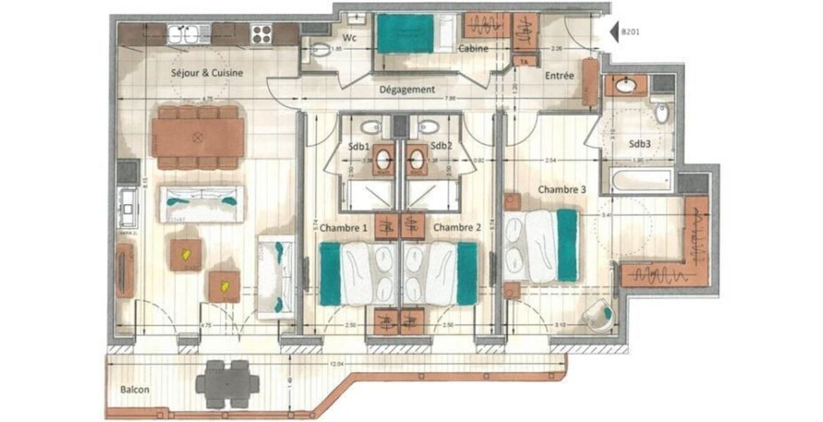 Appartement à louer aux Gets